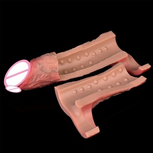 Funda Vibradora Realista para Pene con Anillo de Silicona Suave, Vibración en la Glándula, Estimulador de Punto G y Clítoris, Juguetes Sexuales para Hombres Mayores de 18 Años - Product Image 5
