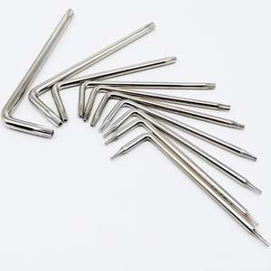 Oem5pc Tournevis en acier T4 <span class=keywords><strong>T5</strong></span> T6 T7 T8 T9 T10 T15 T20 T25 pour vis à tête <span class=keywords><strong>Torx</strong></span> à six lobes, vis de sécurité anti-effraction B - Product Image 2