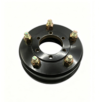 Neue Hochwertige 180mm Eisen-Bremstrommel mit 68mm Innenbohrung für Dreirad-Hinterachsbremssystem Ersatzteile