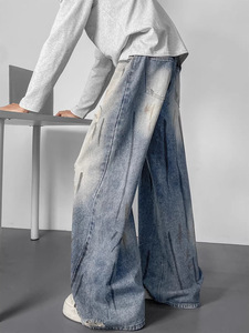 Jupe en jean pour homme, coupe skinny, style médiéval, avec bordure renforcée, en denim, vente en gros - Product Image 1