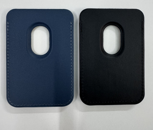 Phổ điện thoại di động trở lại thẻ tín dụng trường hợp RFID da chủ thẻ cho <span class=keywords><strong>iphone</strong></span> 16e 15 Pro se3 từ da chủ thẻ ví - Product Image 1