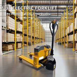 2ton 3ton Semi-Elektrische Pallettruck Volledig Elektrische <span class=keywords><strong>Pallet</strong></span> <span class=keywords><strong>Jack</strong></span> Handleiding/Batterij Power Nieuwe Pomp Retail Farm Bouw Vorkheftrucks - Product Image 2