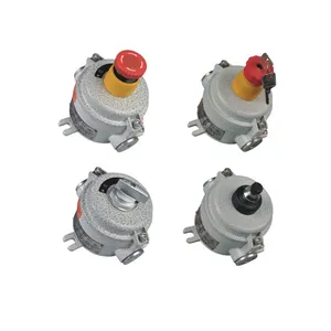ex aluminum alloy circular controller waterproof and dustproof switch button BZA8050 series explosion proof junction box