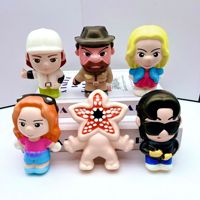 Beiduo Produit transfrontalier très vendu Stranger Things Figurine à récupération lente Plantes mangeuses de Dustin Poupée Squishy Jouet en mousse PU pour 14 ans et plus