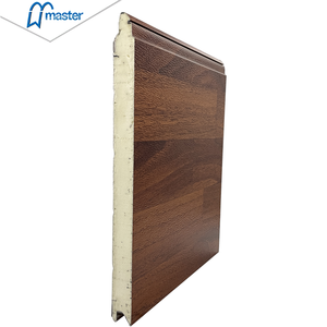 Panneaux <span class=keywords><strong>de</strong></span> <span class=keywords><strong>porte</strong></span> <span class=keywords><strong>de</strong></span> <span class=keywords><strong>garage</strong></span> isolés en mousse PU en acier sandwich à l'épreuve des doigts, sectionnels, sur mesure, 40 mm, 50 mm - Product Image 6