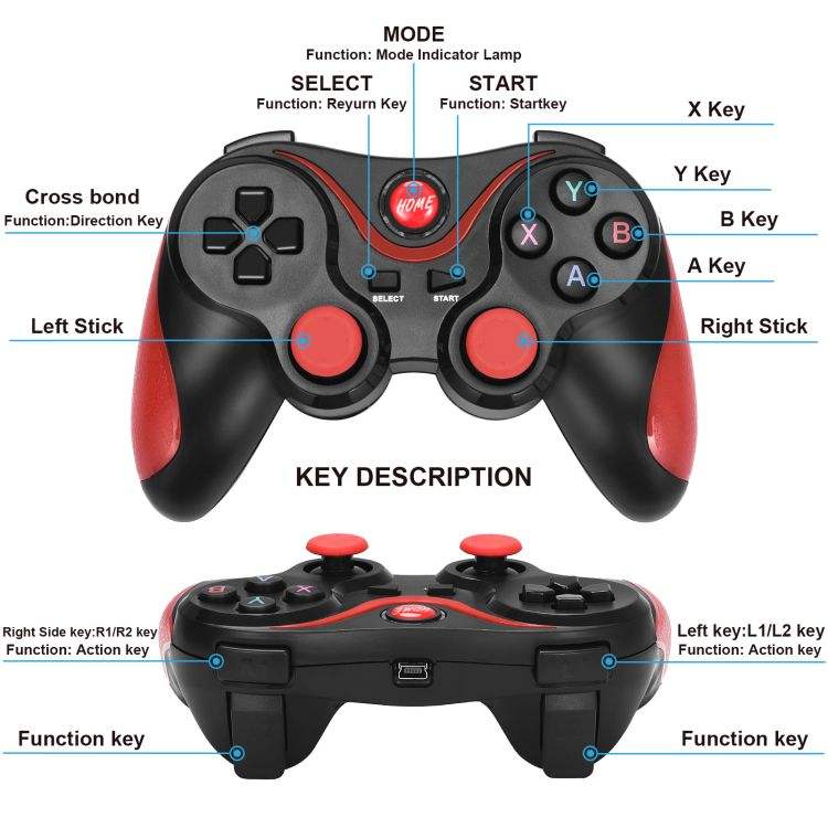 Wireless BT Smartphone Game Controller Joystick - Image 2