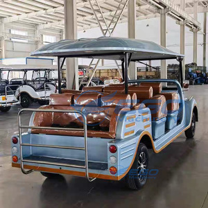 Carro de Turismo Clásico de Alta Calidad, Buggy Antiguo de Alta Gama Personalizado, Carro Eléctrico Vintage de 11 Asientos para Turismo - Product Image 3