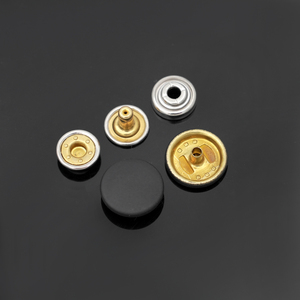 Tùy Chỉnh Mô Hình Thương Hiệu Logo Kim Loại <span class=keywords><strong>Snap</strong></span> Nút Tròn 4 Phần Quần Áo Báo Chí Fastener Nút Cho Hàng May Mặc - Product Image 4