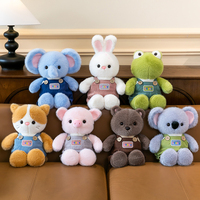 Peluche Koala Personnalisée avec Salopette Porte-Bonheur Série Course, Animal en Peluche pour Chevet, Vente en Gros, ODM, OEM, Logo, Cadeau