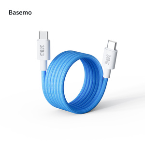 Hộp 240 Wát màu từ dữ liệu cáp bện Nylon đôi C Cổng Cáp - Product Image 5