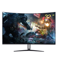 Monitor gaming 32 inci, Monitor gaming 1500R OEM tanpa bingkai QHD 2k melengkung 165HZ
