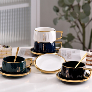 Керамические чашки для кофе, чая, блюдца - Product Image 1