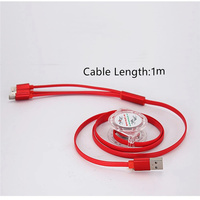Câble rétractable USB 3 en 1 pour Xiaomi Huawei, accessoires de téléphone, chargeur rapide, câble Micro USB C