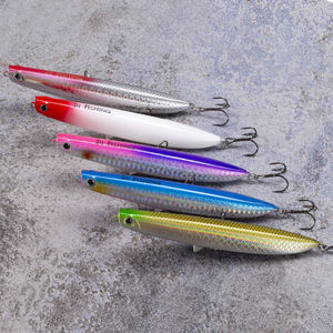 Vente flash - Leurre artificiel dur <span class=keywords><strong>de</strong></span> 120 mm et 19 g, leurre <span class=keywords><strong>de</strong></span> surface WTD, leurre flottant Popper, leurres <span class=keywords><strong>de</strong></span> pêche avec yeux 3D - Product Image 5