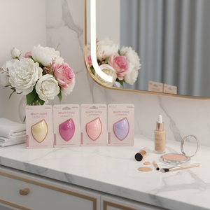 Éponge de maquillage lavable pour le visage, application de fond de teint et estompage - Product Image 3