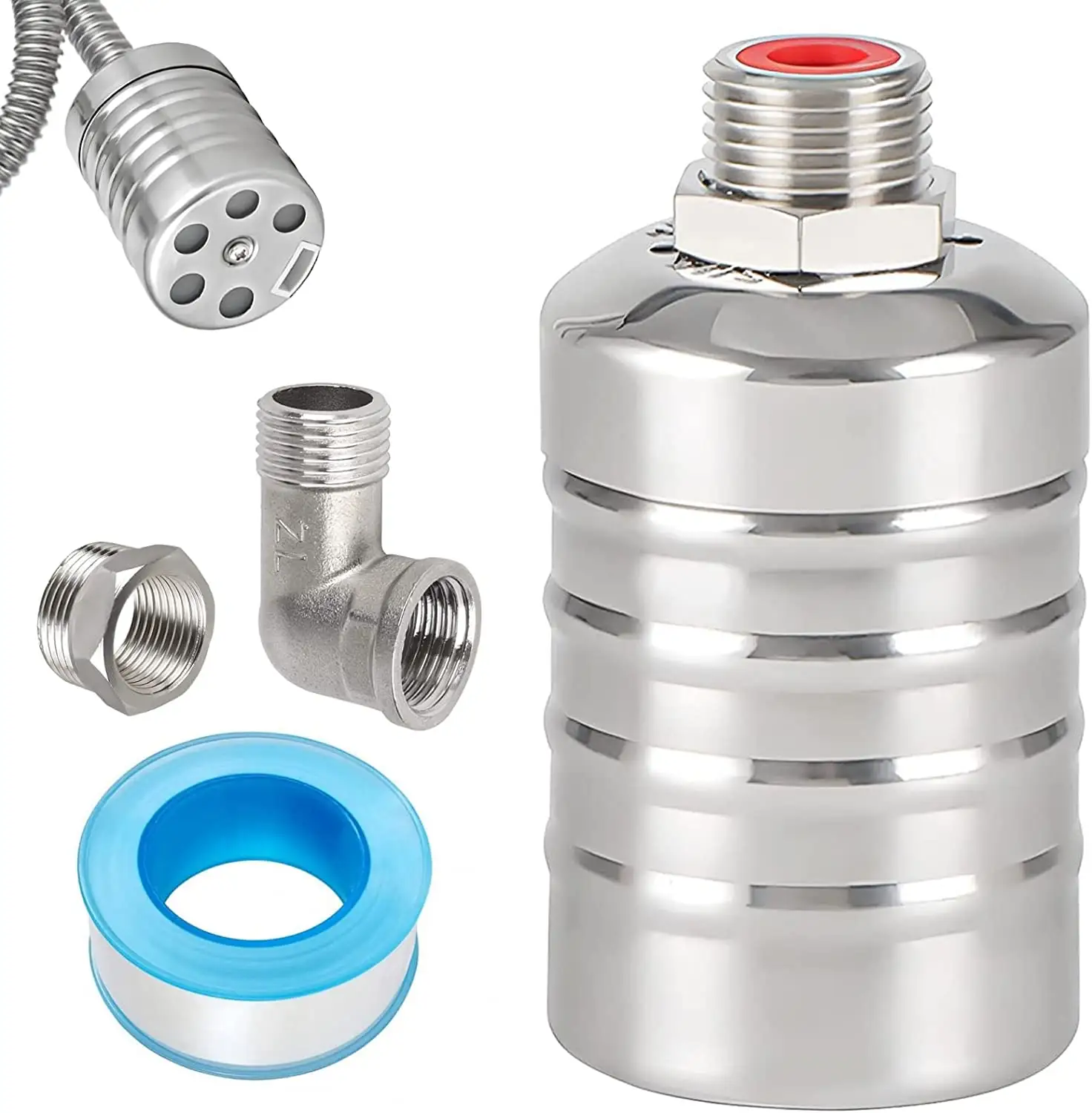 304 Stainless Steel Automatic Water Level Control Float Valve 1/2" 3/4" Mini Float Valve No Need Electricity Tank Float Valve