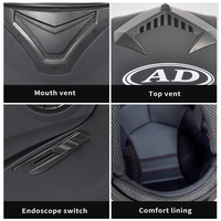 Nouveau casque de moto modulaire intégral à double visière rabattable de haute qualité avec double visière en ABS