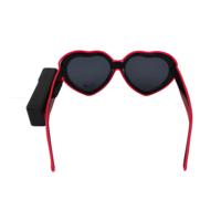 Saint Valentin Coeur Bachelorette Party Lunettes Fluorescent Rave Festival Girl Light Lunettes Neon Party Favor Lunettes de soleil