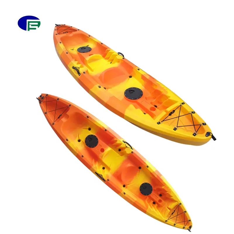 Nuovo stile 2 1 rafting Kayak da pesca doppi posti famiglia Kayak con pagaie dalla cina