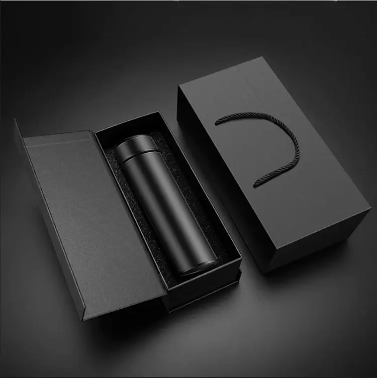 Logo personalizzato di fascia alta business luxury gift promotion items ombrello vacuum flask set regalo aziendale