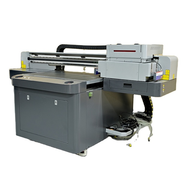 Uv 9060 Flatbed Printer with Ricoh Head Uv Flat  Printer Machine 9060 with Bottle Printing