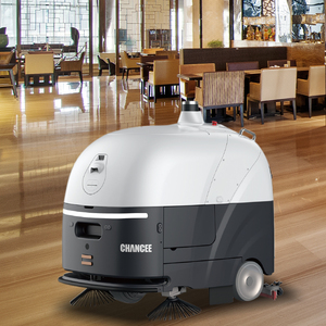 Nettoyeur de sols robotisé SC80, robot autonome sans conducteur et serpillière, brosse à rouleaux réglable automatiquement, adaptable à la variété des surfaces - Product Image 1