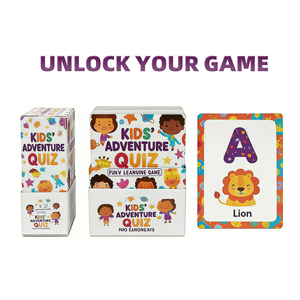 Cartes flash éducatives pour l'apprentissage préscolaire, personnalisées pour l'impression offset, papier certifié FSC, respectueuses de l'environnement, pour la famille - Product Image 2