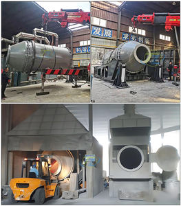 Forno Rotativo de Grande Escala Tianze 10T para Fusão de Sucata de Alumínio a Gás para Linha de Produção de Reciclagem de Sucata de Alumínio - Product Image 6