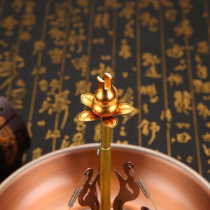 Vente en gros Mini porte-encens en bois rétractable Brûleur à bobine 24 heures pour usage domestique Ambergris parfumé Lily Valley Clary Sage - Product Image 5