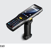 Lector Portátil Chainway C63, Teléfono Inteligente Resistente con WIFI/GPS/4G y Escáner de Códigos de Barras 1D/2D para Uso Industrial