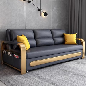 Divano Letto Pieghevole Personalizzabile con Contenitori per Arredamento <span class=keywords><strong>Soggiorno</strong></span>, Opzioni Divano e Letto Convertibili - Product Image 1