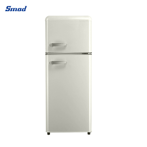 Réfrigérateurs rétro à double porte avec congélateur supérieur colorés pour usage domestique 252L - Product Image 2