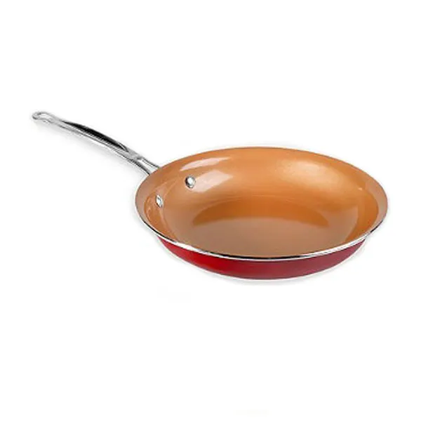 Aluminum Frypan Ceramic Coated Copper Frying Pan High Quality Copper Frying Pan Ceramic Frying Pan chef mini copper frypan