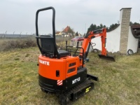 Nouveau Tracteur Mini 1,2 Tonne NANTE 2026 Conforme EURO5, Machine sur Chenilles Alimentée par Yanmar, Micro-Pelle NT12 avec Pompe Électrique Eaton