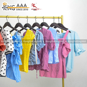 KungFu KingAAA Venta al por Mayor de Ropa Usada Original, Blusas de Algodón, Tops Mixtos para Mujer, Camisetas de Verano, Ropa de Segunda Mano, Lote de Verano - Product Image 2