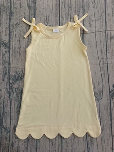 RTS Boutique Vestido de Verano para Niñas Pequeñas con Lazos Florales de Algodón, Estilo Princesa, con Borde Festoneado, Venta al por Mayor, Ropa para Hermanas - Product Image 6