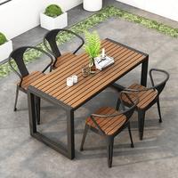 Ensemble de chaises de table d'extérieur en métal au design moderne avec coussin imperméable et cadre en fer durable pour balcon et terrasse