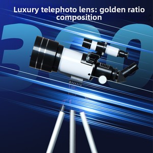 Nuevo Telescopio Astronómico 30070, Espejo para Observación de Estrellas, Prisma Ortográfico de Grado Profesional, HD, Gran Angular de 10 000 Metros, CE, Metal - Product Image 2