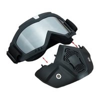 Lunettes de motocross de haute qualité, UV400 polarisées, anti-buée, anti-vent, anti-poussière, verres en PC, monture en TPU, sangle réglable, unisexe, pour l'extérieur