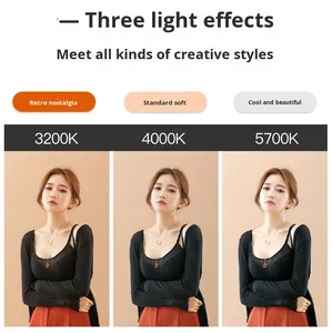 Kdbao Luce per Fotografia 300W con Temperatura di Colore Regolabile <span class=keywords><strong>e</strong></span> Telecomando 3200-5700K per Streaming Live, Fotografia <span class=keywords><strong>e</strong></span> Uso in Studio - Product Image 4