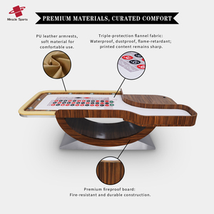 MG Fully Factory Customized <strong>Direct</strong> Professional Professional Casino Quality Roulette Wheel <strong>Table</strong> Luxury Single 0 Double 0 - Product Image 5