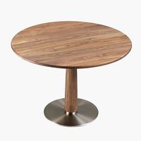 Chinois Simple famille salon loisirs réception table créative table à manger ronde en bois massif