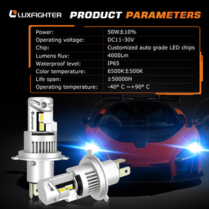 LUXFIGHTER Usine Vente en Gros Q16 H1 <span class=keywords><strong>H3</strong></span> H4 H7 H11 100W 8000LM 6000k Double Direct LED Phares Ampoules Pour Voiture Auto Camion - Product Image 3