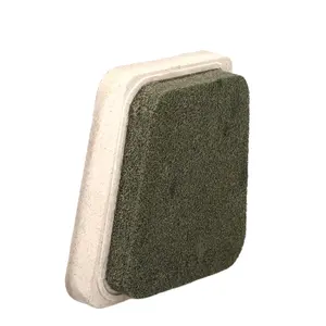 Esponja abrasiva de polimento fullux, esponja de fibra de nylon para polimento de pedra do diamante