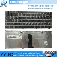 Clavier de remplacement pour ordinateur portable Lenovo IdeaPad Z460 Z465 Series, clavier interne anglais américain MP-09N73US-686 noir