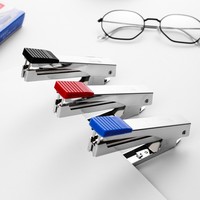 Vente en gros 10 # petite agrafeuse en métal durable bureau école papeterie cadeau avec logo personnalisé