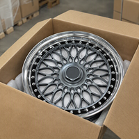 Jantes en alliage d'aluminium forgé brossé rétro 18 pouces 5x120 neuves pour voitures européennes