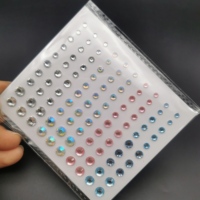 Commercio all'ingrosso Diamante autoadesivo di Cristallo per il viso e il corpo, occhio autoadesivo del rhinestone, viso gemma sticker