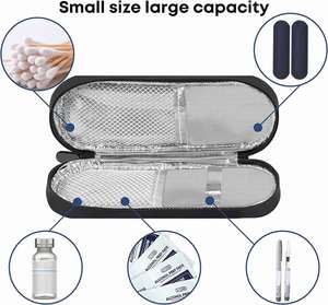 Estuche de Viaje para Insulina, Portátil, con Diseño de Camuflaje, Impermeable, para Suministros de Diabetes - Product Image 6