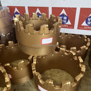 Kbjz 152 <span class=keywords><strong>Mm</strong></span> 6 Inch Kim Cương Vương Miện PDC Coring Khoan <span class=keywords><strong>Bits</strong></span> Đá Sa Thạch Màu Đỏ Nhanh Nga Tự Động Hóa - Product Image 1